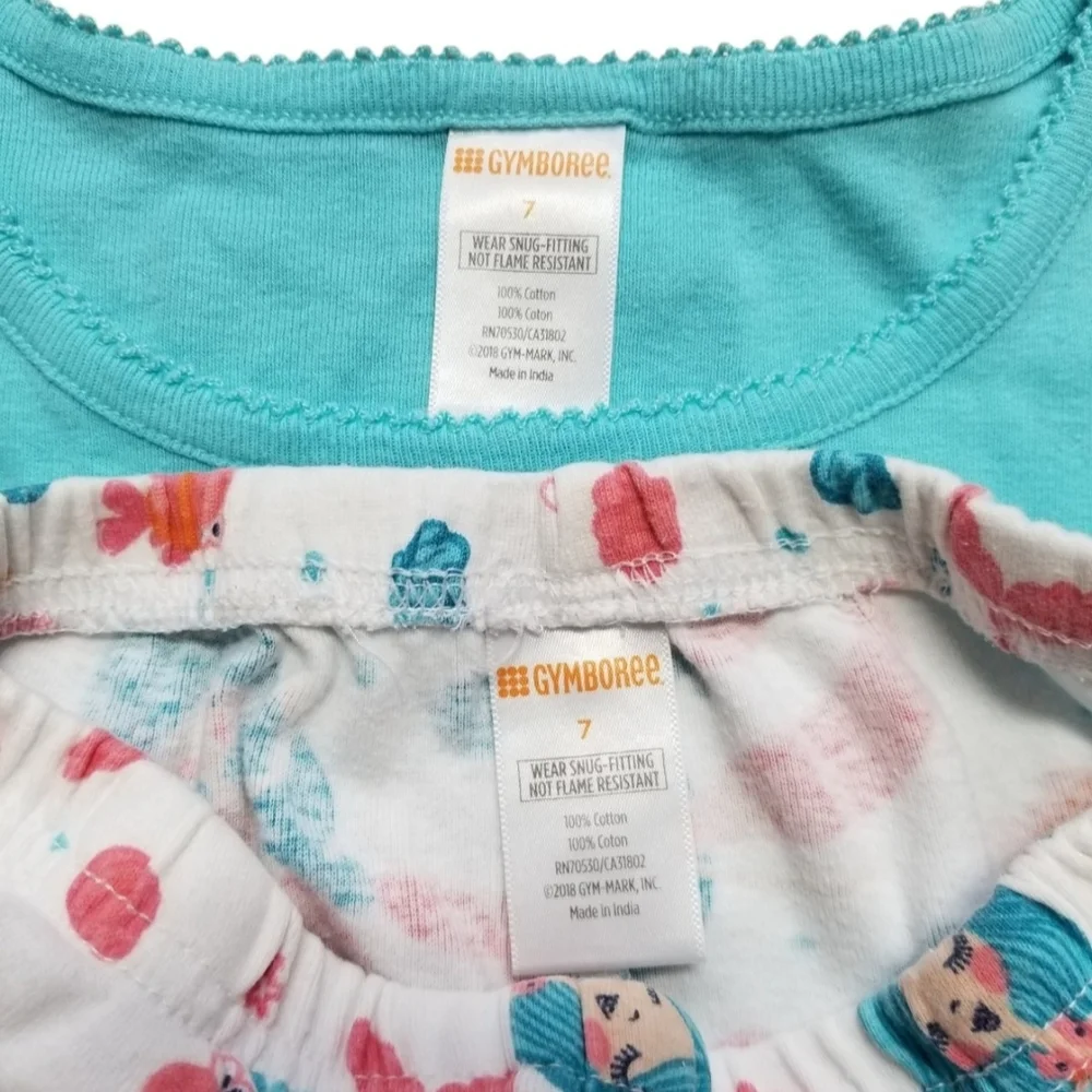 Gymboree Mermaid Pajama 7y - Picture 4 of 4